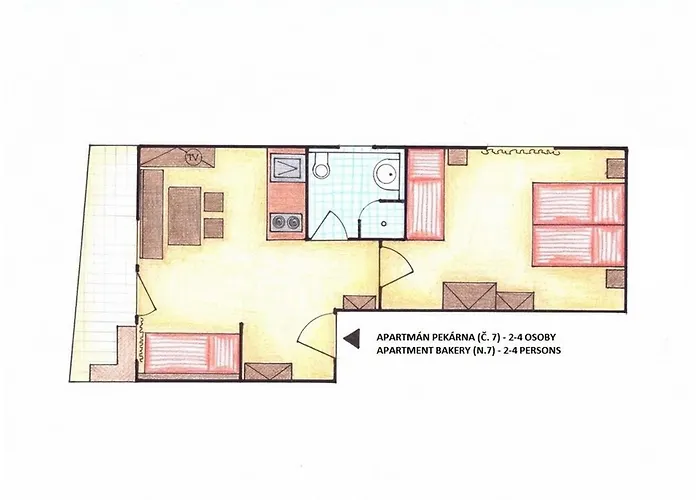 Cerny Jezdec Apartament Lednice